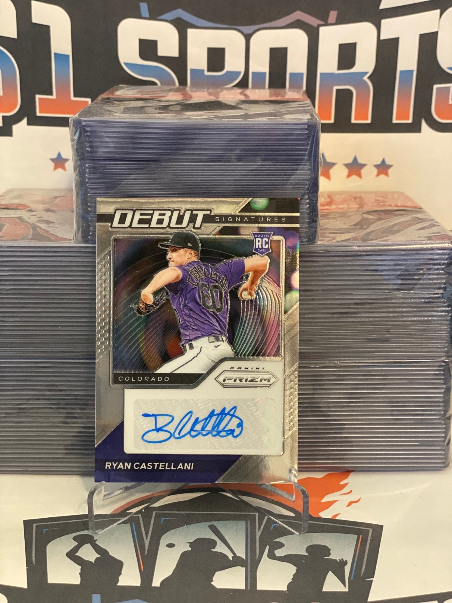 2021 Panini Prizm (Debut Signatures Auto) Ryan Castellani #DS-RC