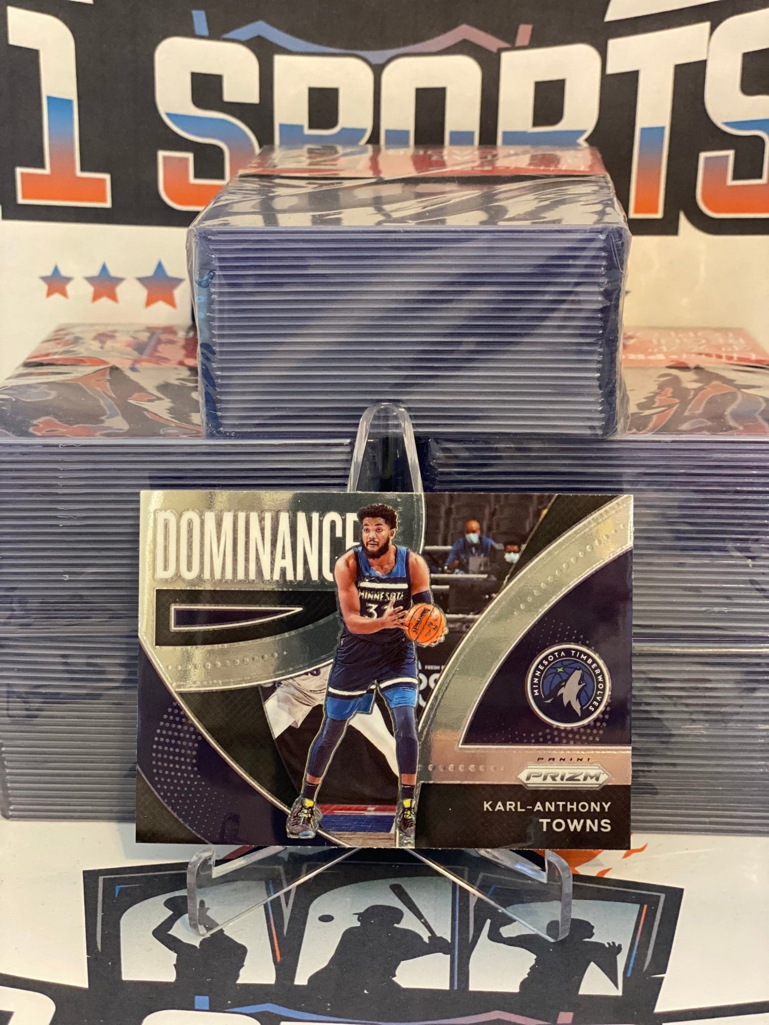 2021 Panini Prizm (Dominance) Karl-Anthony Towns #9