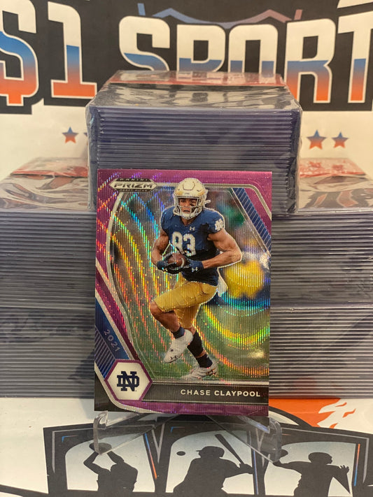 2021 Panini Prizm Draft Picks (Purple Wave Prizm) Chase Claypool #54