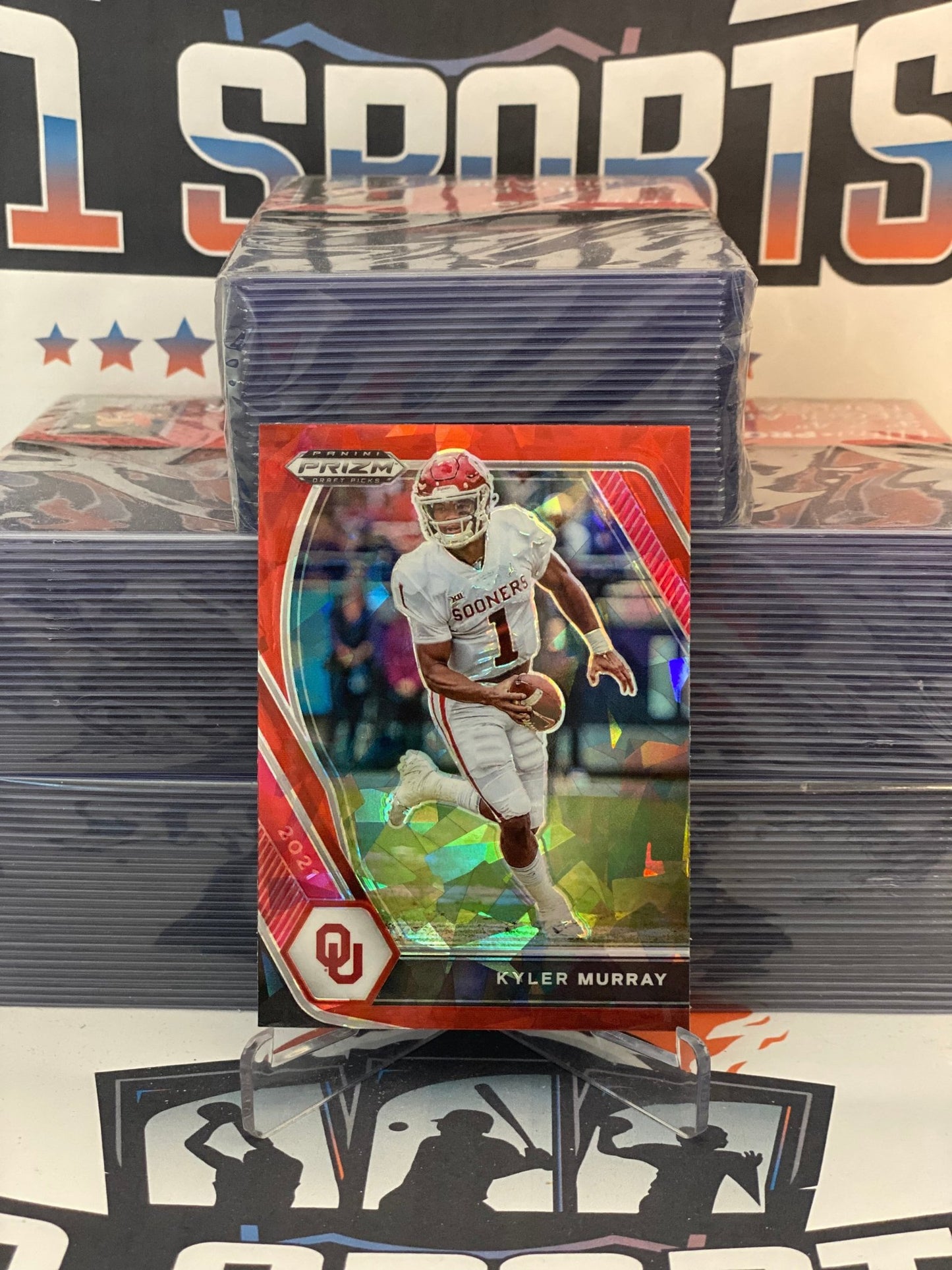 2021 Panini Prizm Draft Picks (Red Ice Prizm) Kyler Murray #11