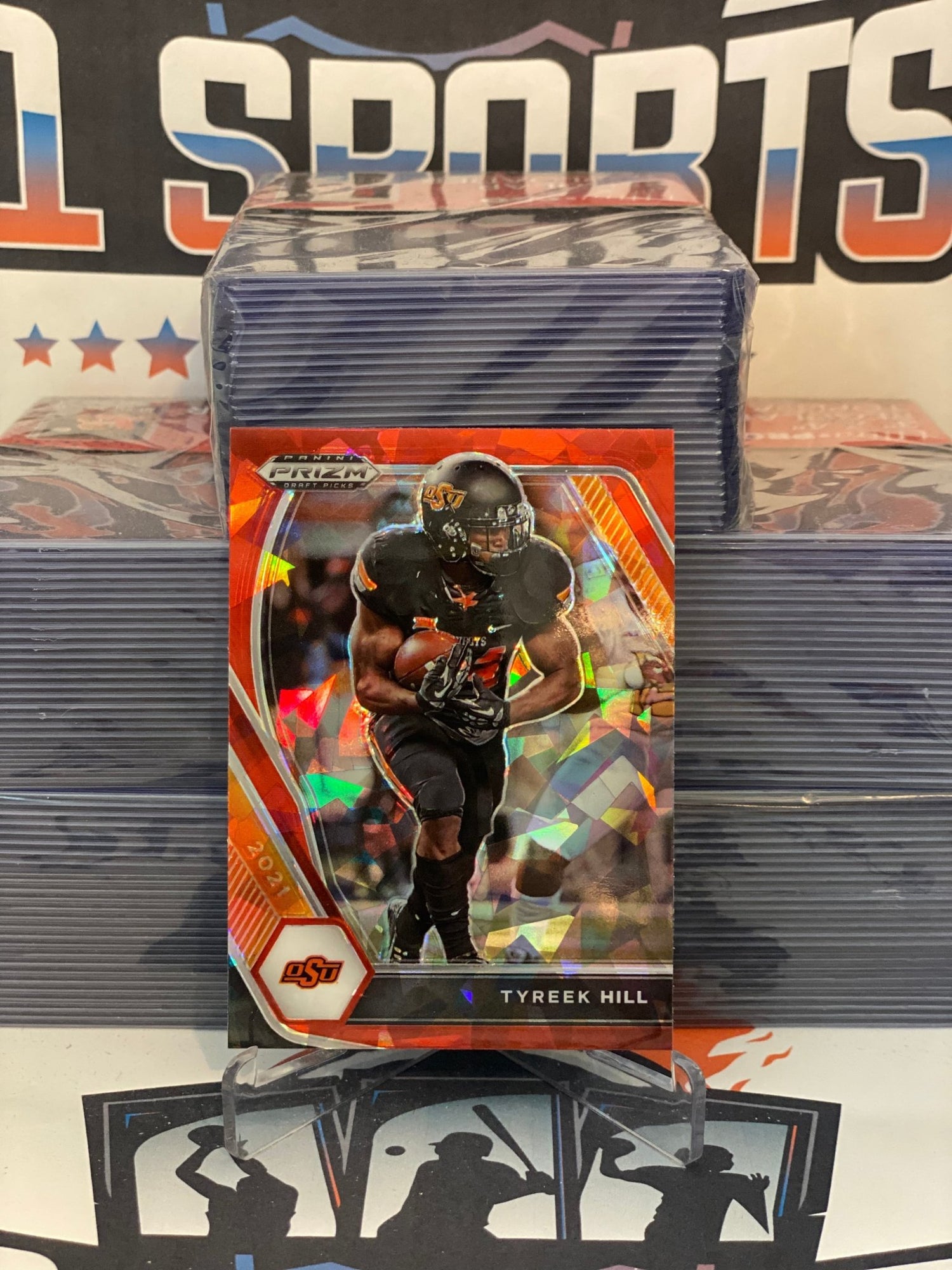 2021 Panini Prizm Draft Picks (Red Ice Prizm) Tyreek Hill #59