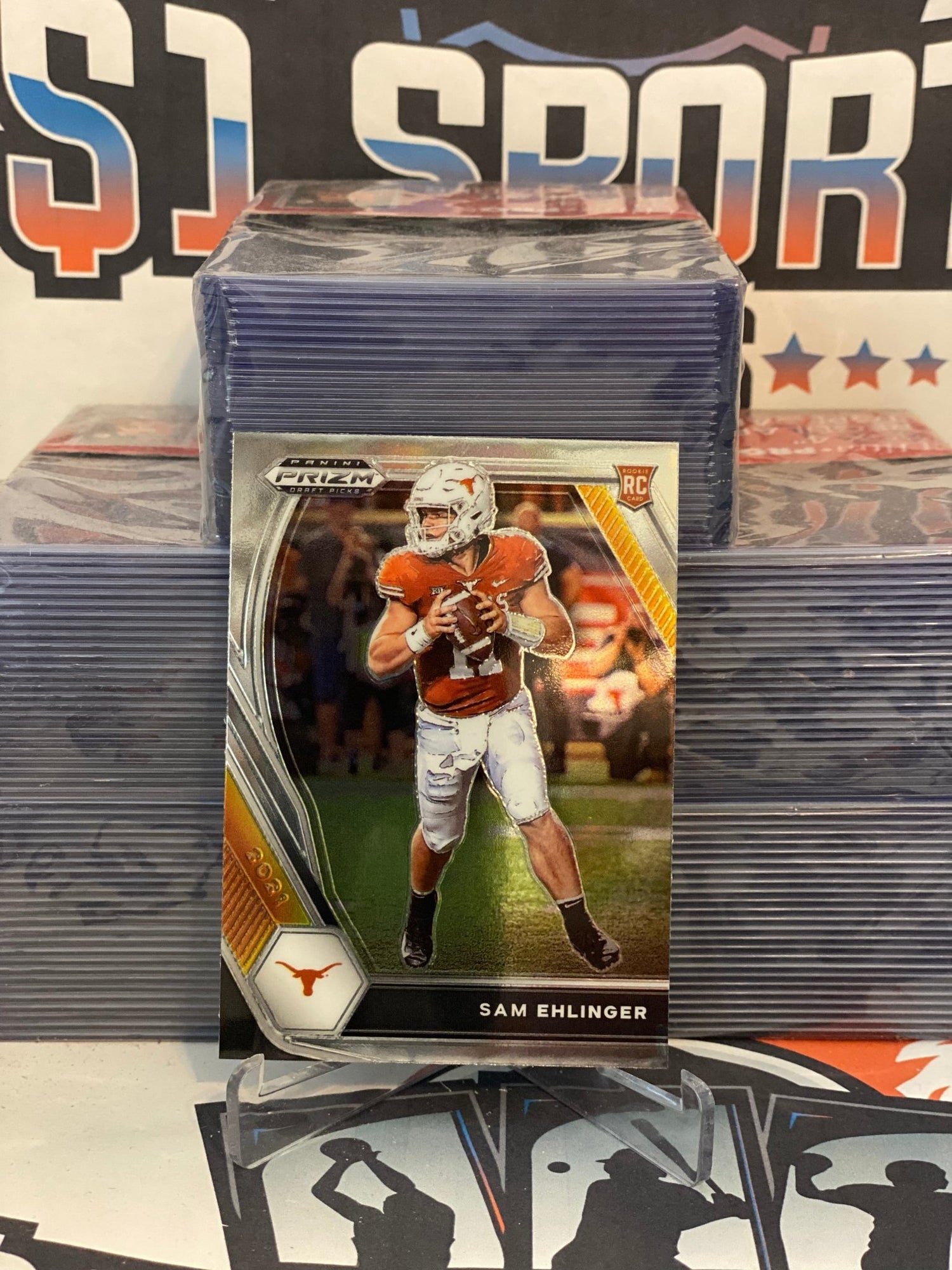 2021 Panini Prizm Draft Picks Sam Ehlinger Rookie #131