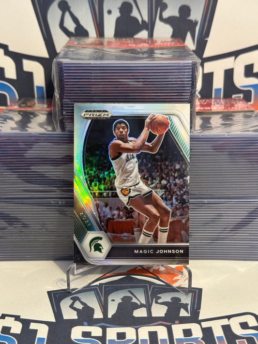 2021 Panini Prizm Draft Picks (Silver Prizm) Magic Johnson #86