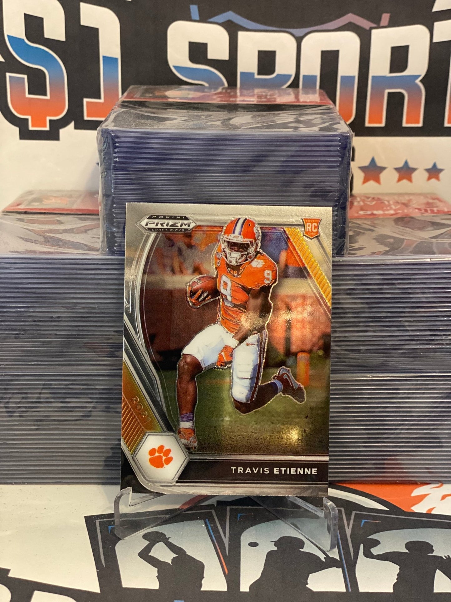 2021 Panini Prizm Draft Picks Travis Etienne Rookie #107