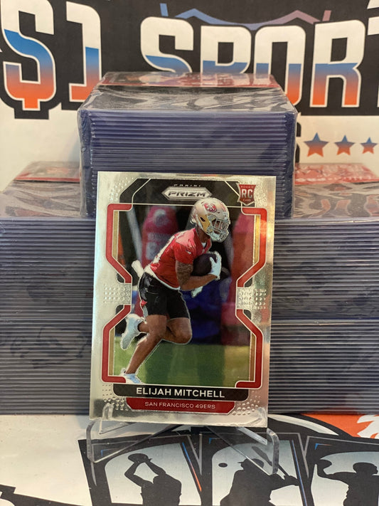 2021 Panini Prizm Elijah Mitchell Rookie #399