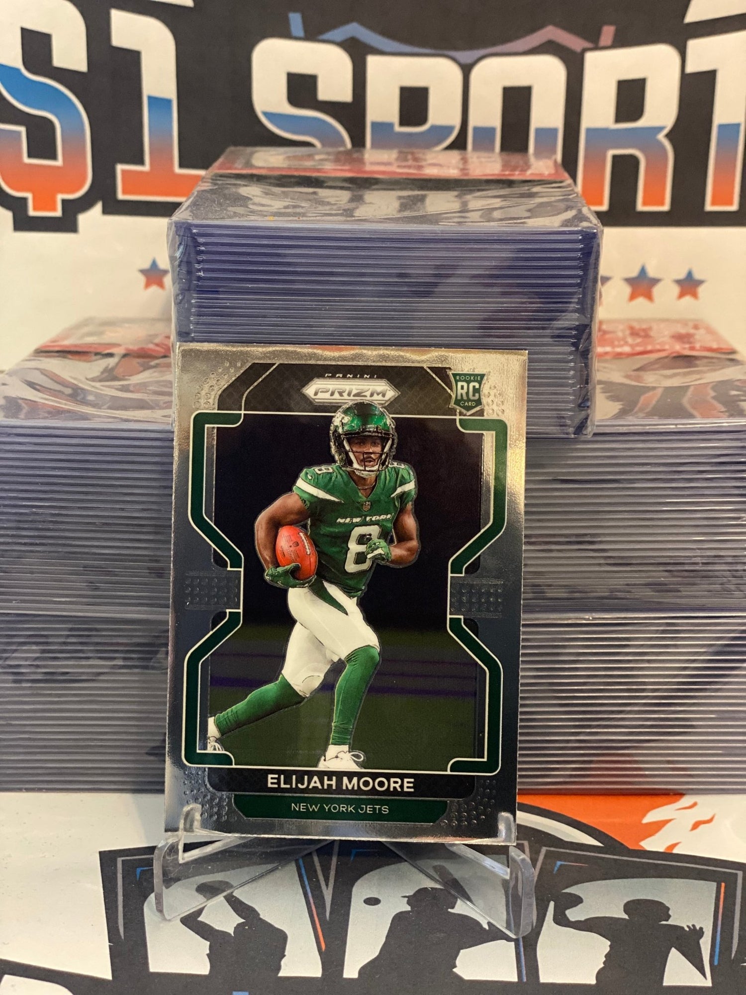 2021 Panini Prizm Elijah Moore Rookie #346