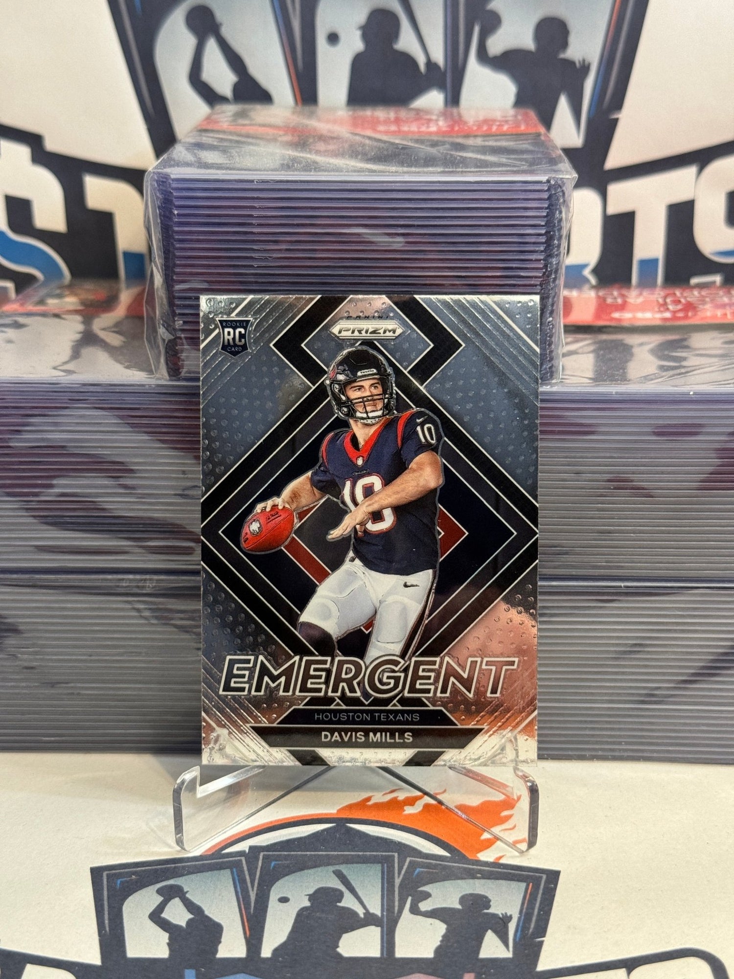 2021 Panini Prizm (Emergent) Davis Mills Rookie #E-18