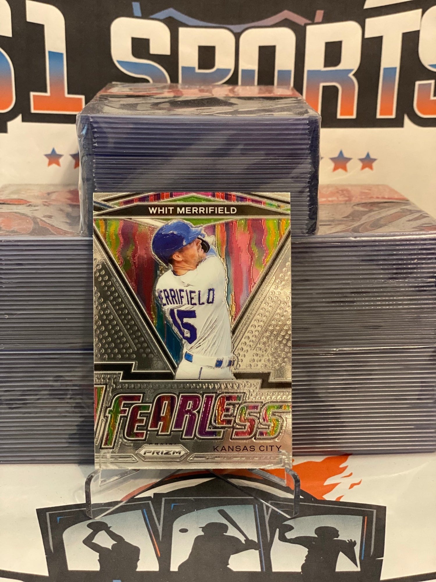 2021 Panini Prizm (Fearless) Whit Merrifield #FR-7