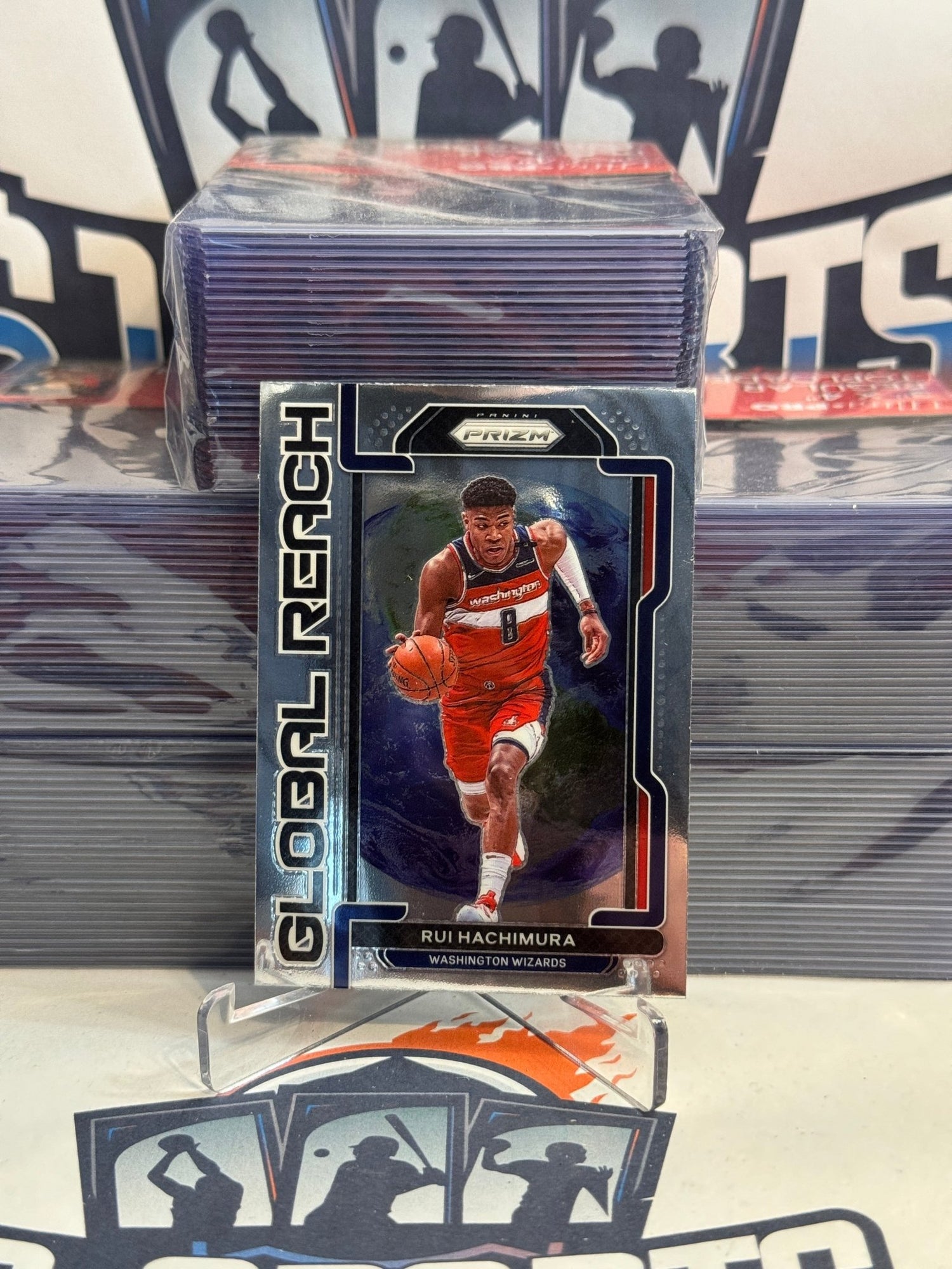2021 Panini Prizm (Global Reach) Rui Hachimura #6