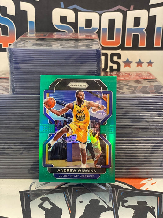 2021 Panini Prizm (Green Prizm) Andrew Wiggins #155