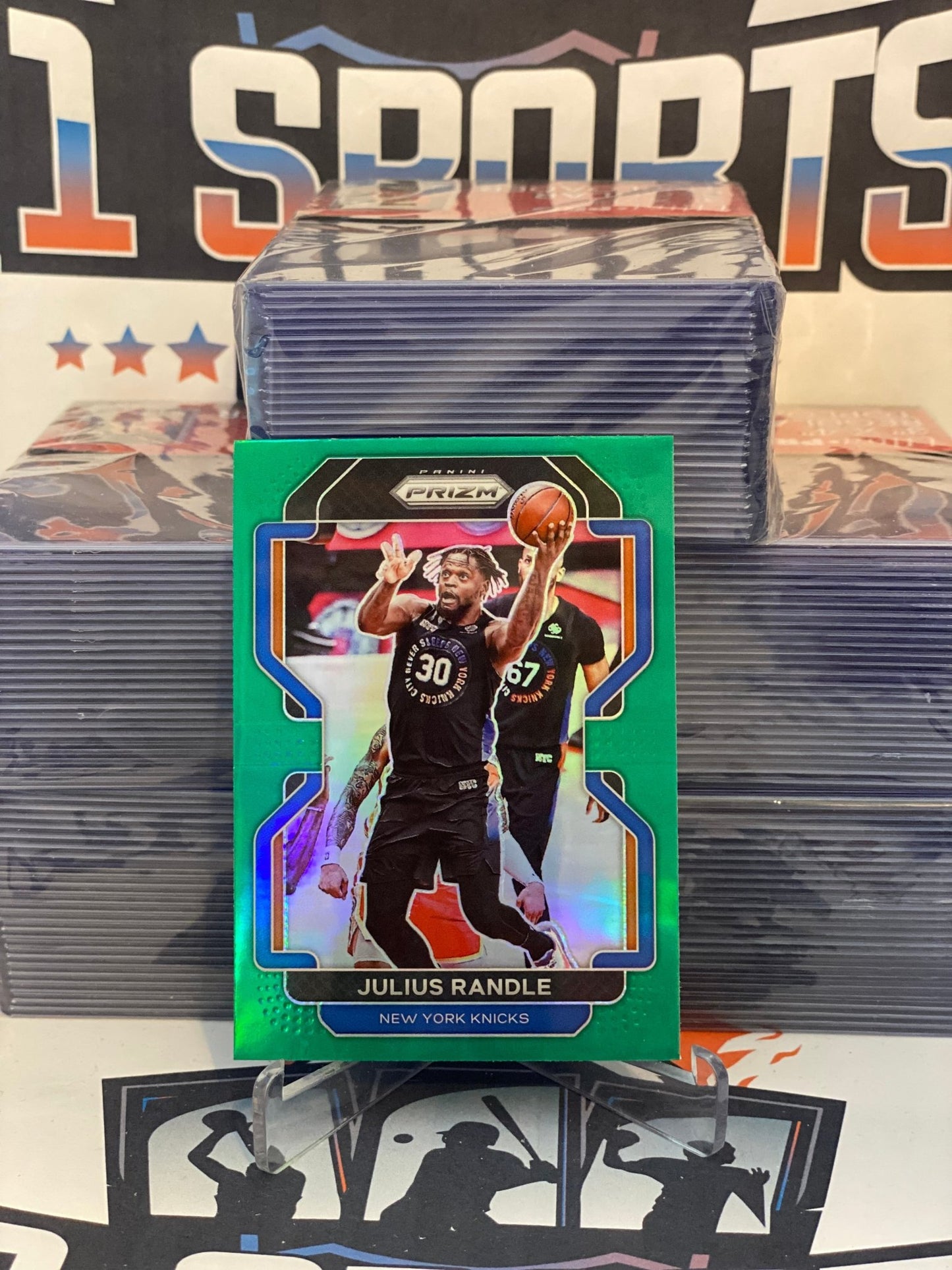 2021 Panini Prizm (Green Prizm) Julius Randle #85