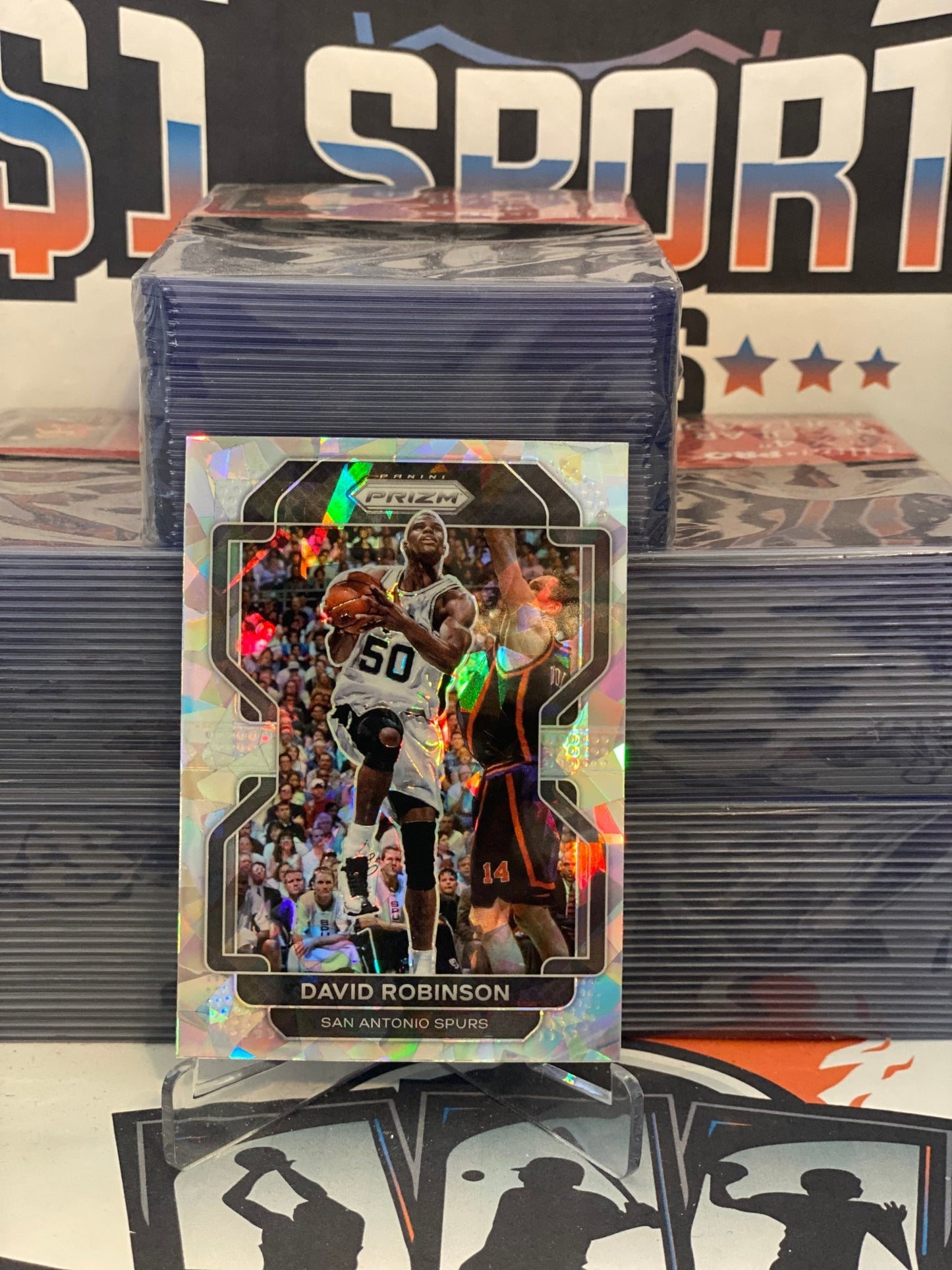 2021 Panini Prizm (Ice Prizm) David Robinson #242
