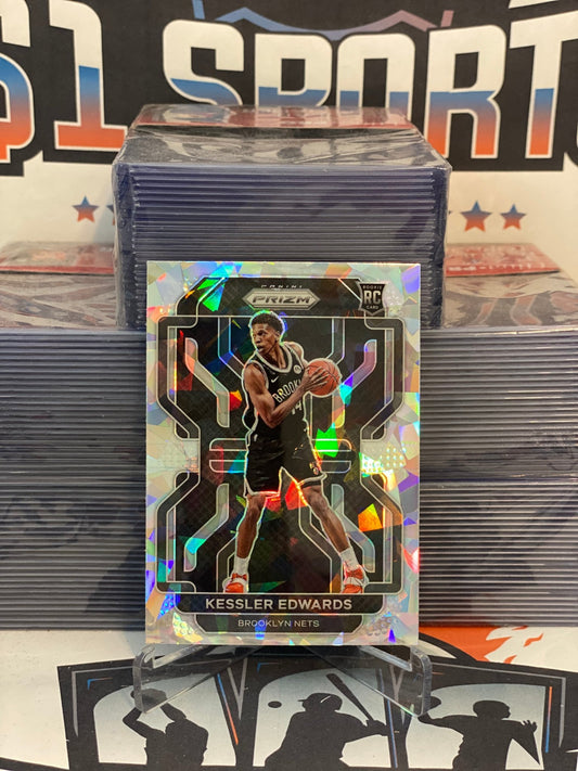 2021 Panini Prizm (Ice Prizm) Kessler Edwards Rookie #284