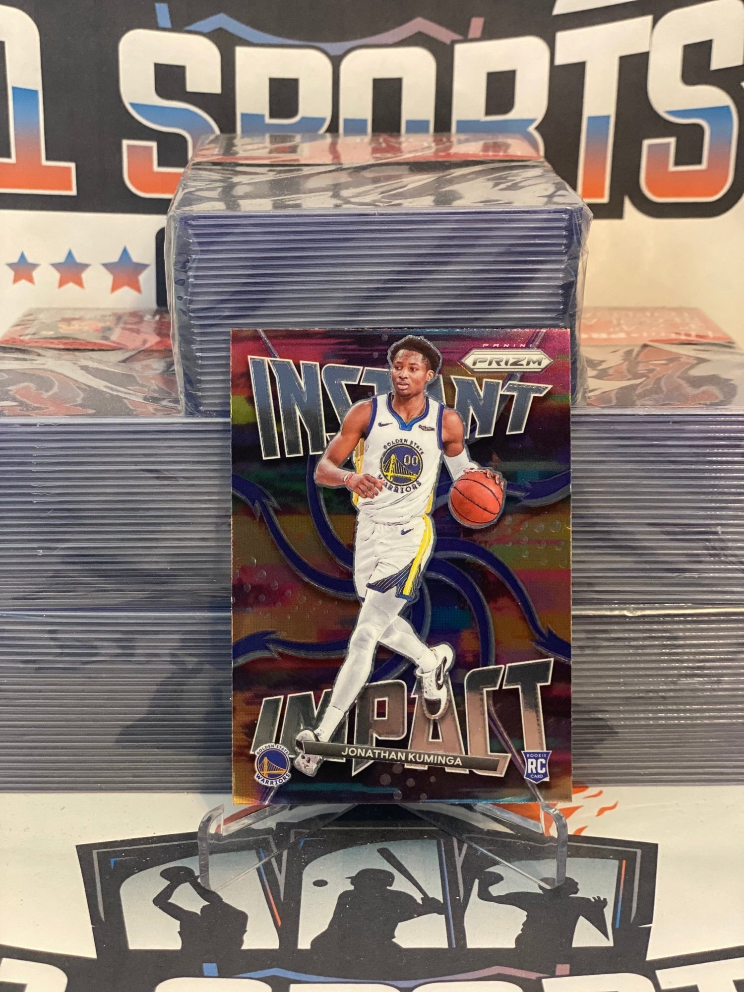 2021 Panini Prizm (Instant Impact) Jonathan Kuminga Rookie #7