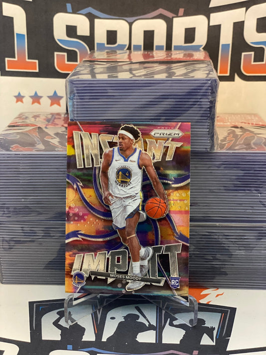 2021 Panini Prizm (Instant Impact) Moses Moody Rookie #24