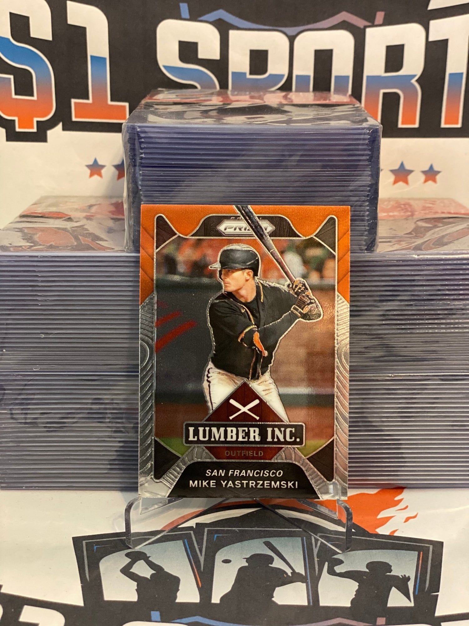 2021 Panini Prizm (Lumber Inc.) Mike Yastrzemski #LI8