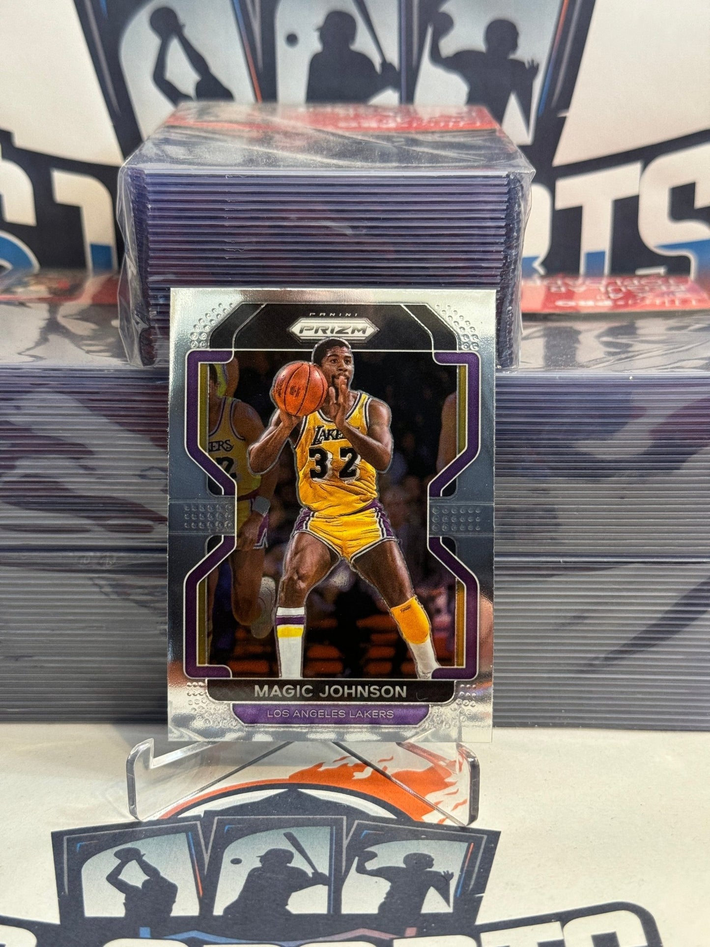 2021 Panini Prizm Magic Johnson #248