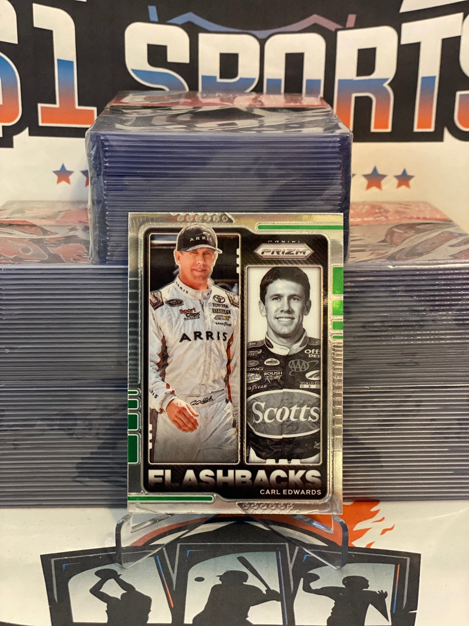 2021 Panini Prizm NASCAR (Flashbacks) Carl Edwards #75