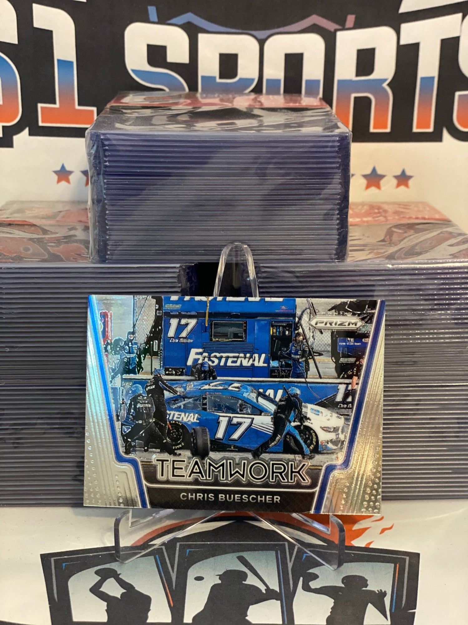 2021 Panini Prizm NASCAR (Teamwork) Chris Buescher #T9