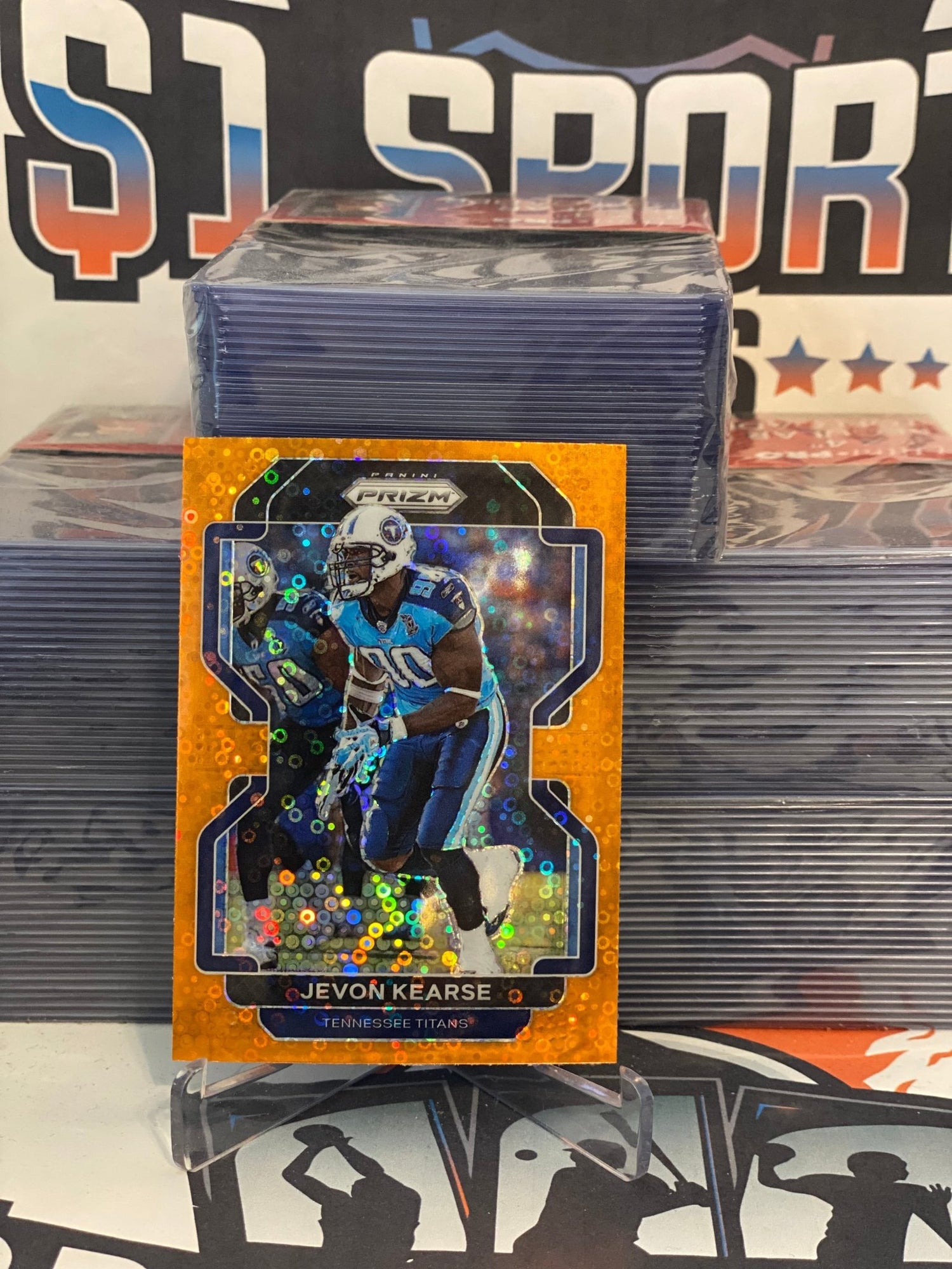 2021 Panini Prizm (Orange Disco Prizm) Javon Kearse #10