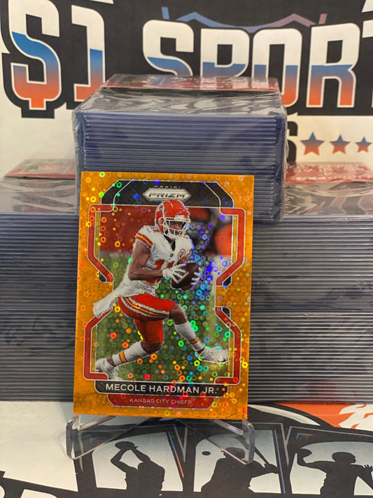 2021 Panini Prizm (Orange Disco Prizm) Mecole Hardiman #188