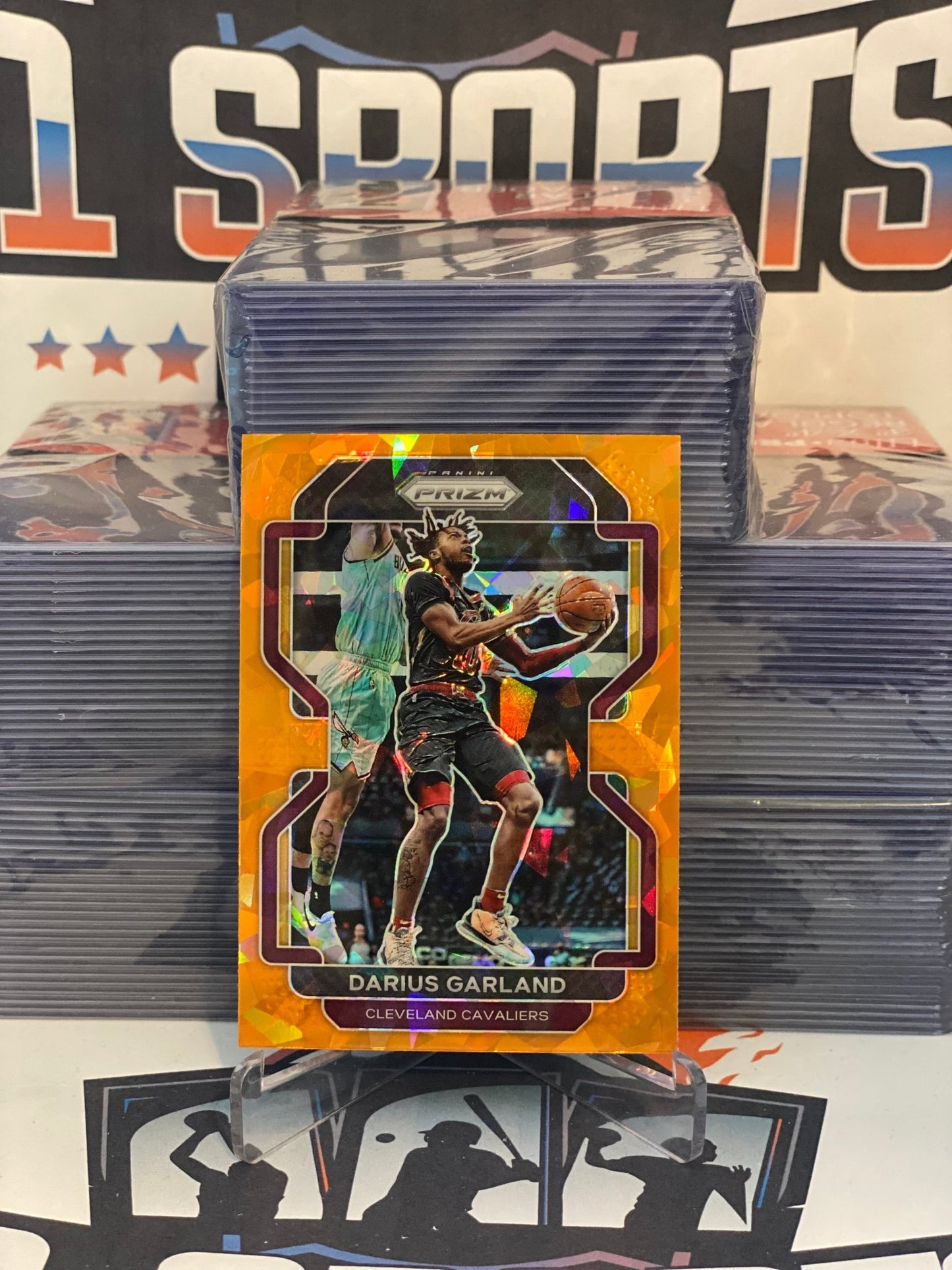 2021 Panini Prizm (Orange Ice Prizm) Darius Garland #226