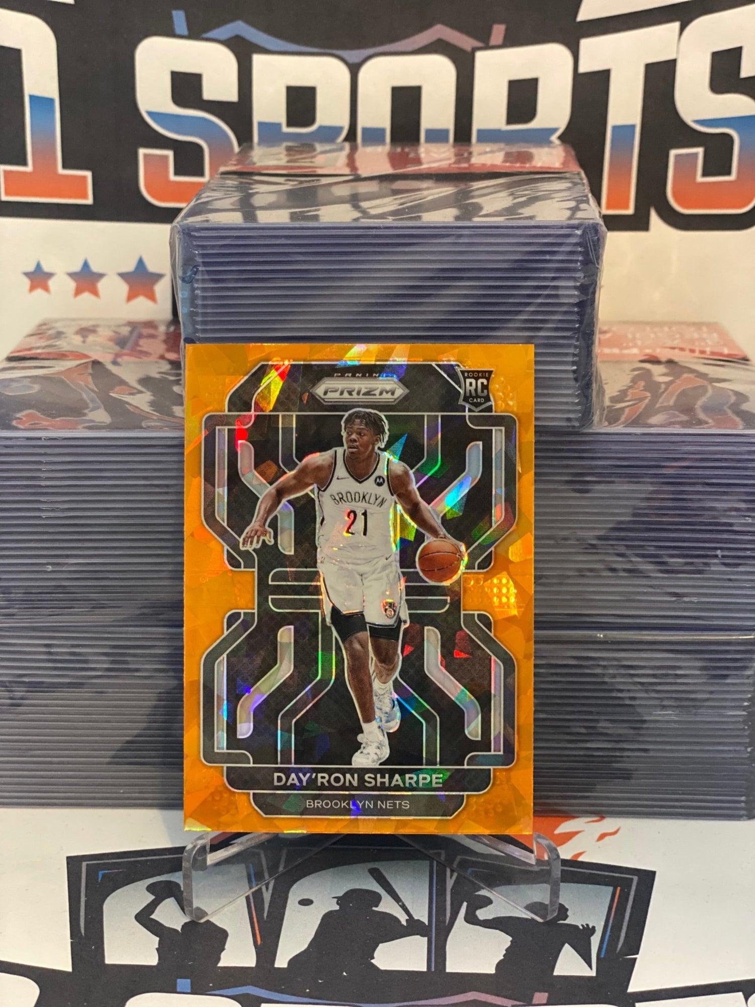 2021 Panini Prizm (Orange Ice Prizm) Day'ron Sharpe #281