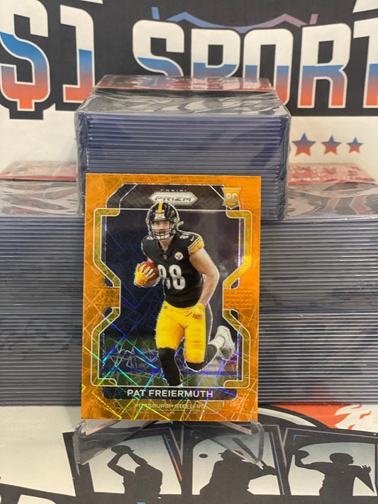 2021 Panini Prizm (Orange Lazer Prizm) Pat Freiermuth Rookie #362