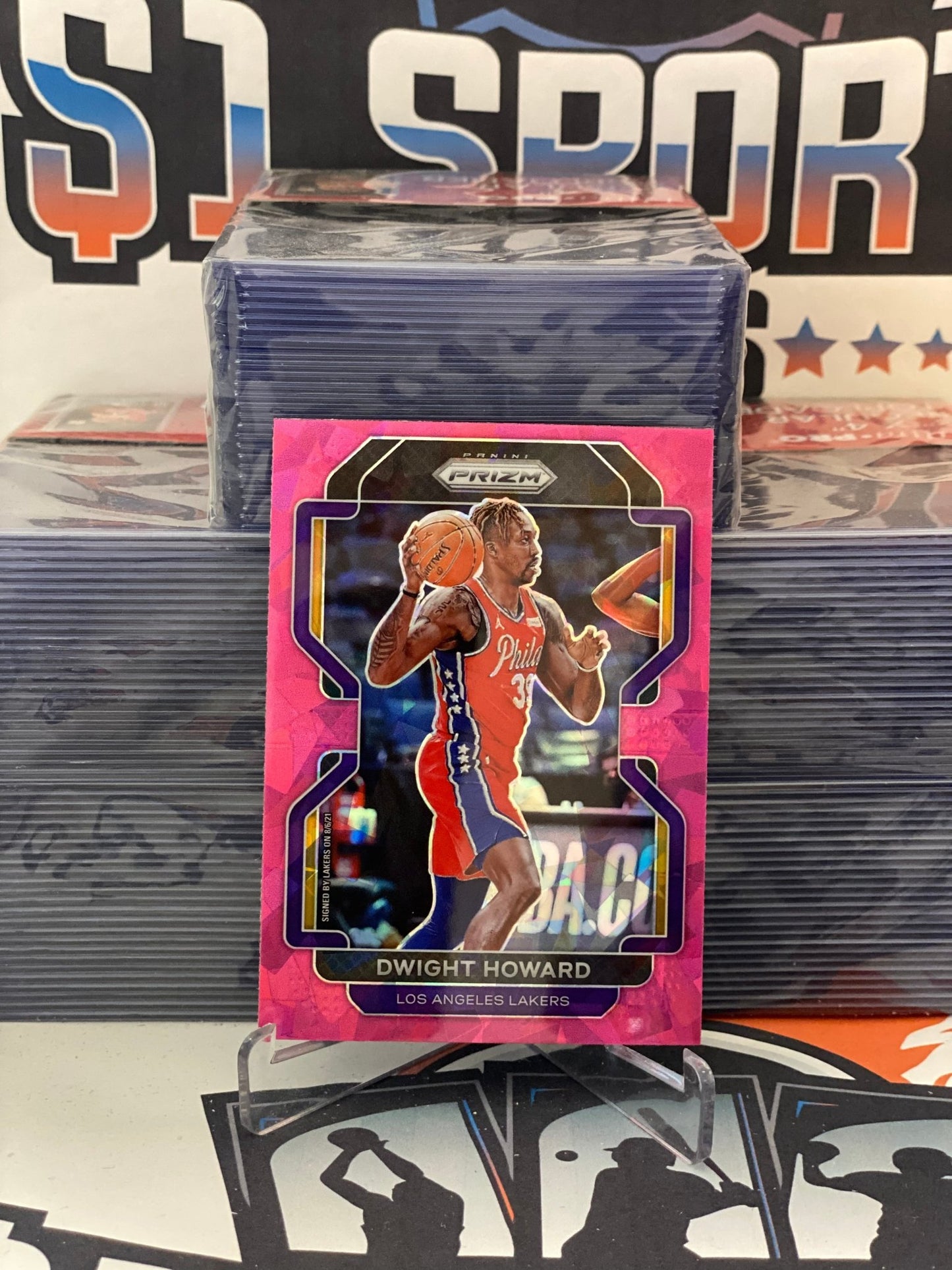 2021 Panini Prizm (Pink Ice Prizm) Dwight Howard #172