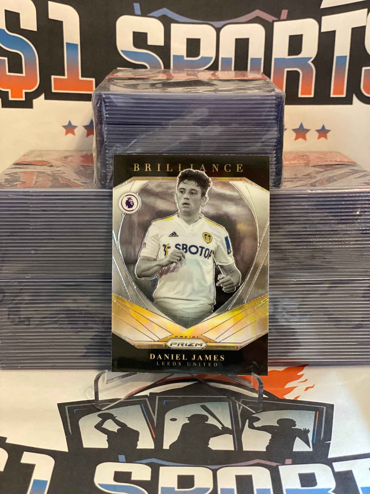 2021 Panini Prizm Premier League (Brilliance) Daniel James #10