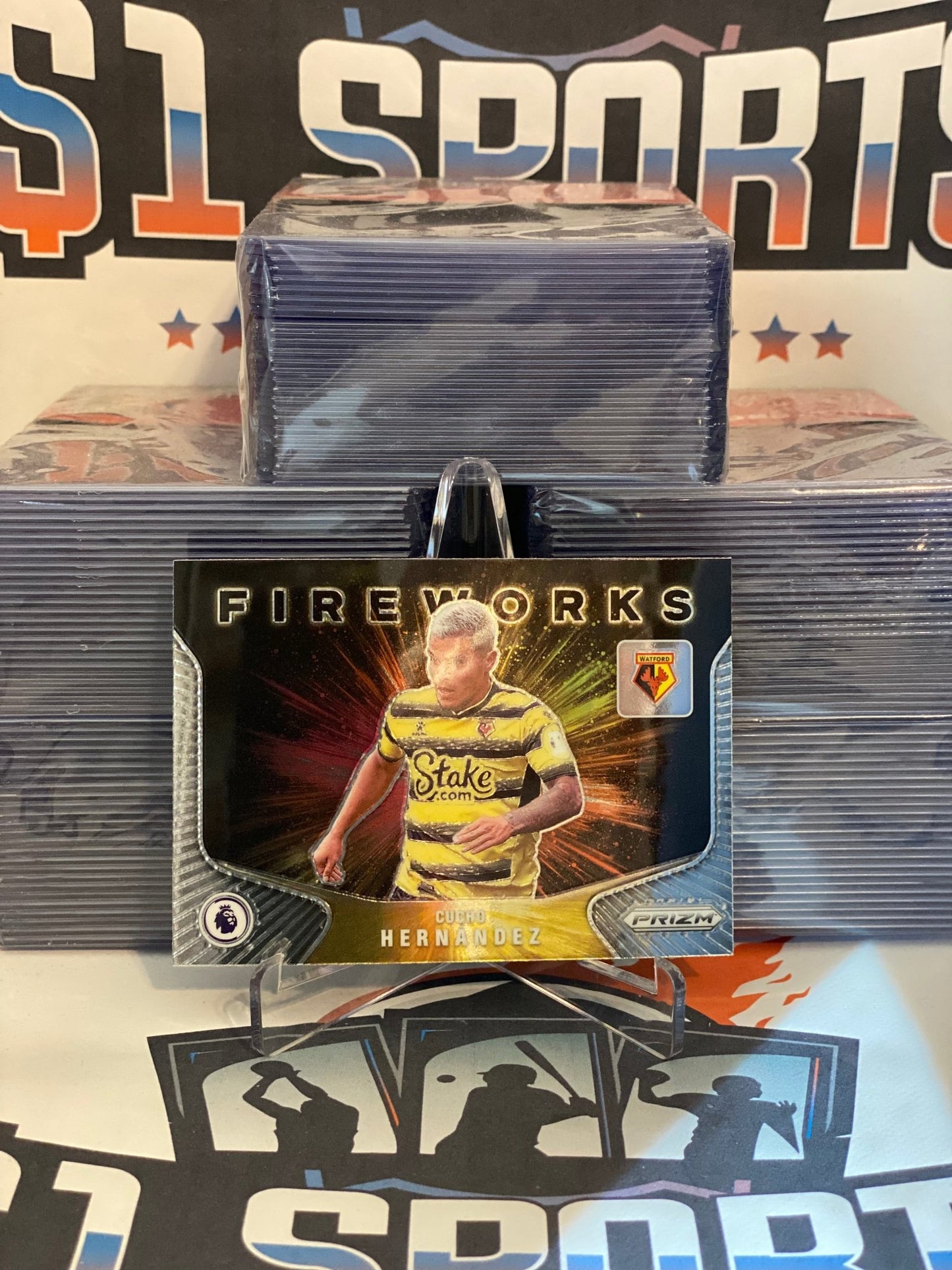 2021 Panini Prizm Premier League (Fireworks) Cucho Hernandez #24