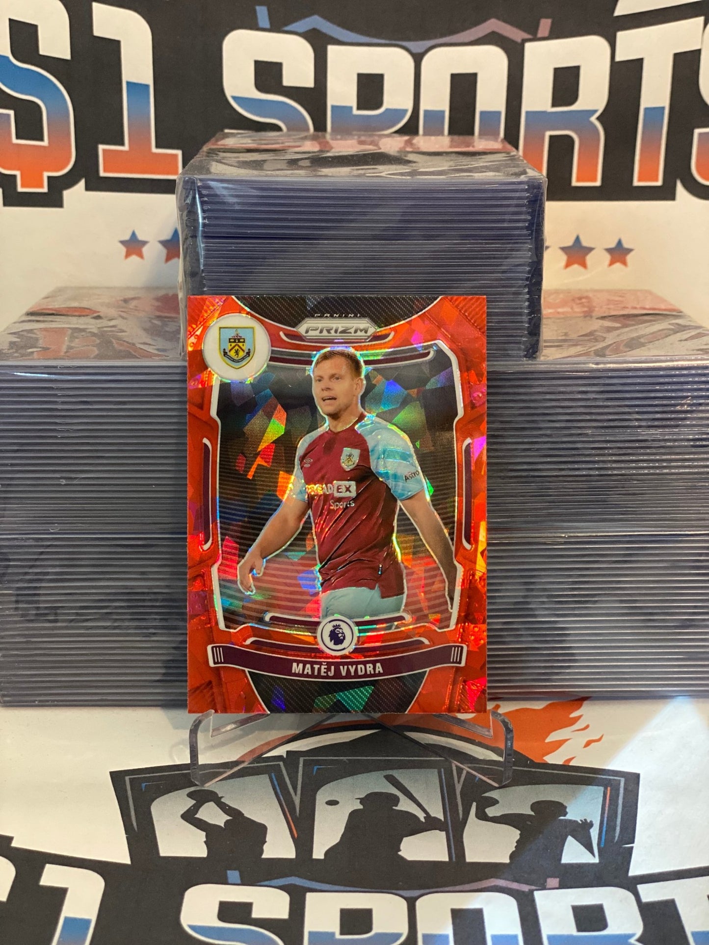 2021 Panini Prizm Premier League (Red Ice Prizm) Matej Vydra #73