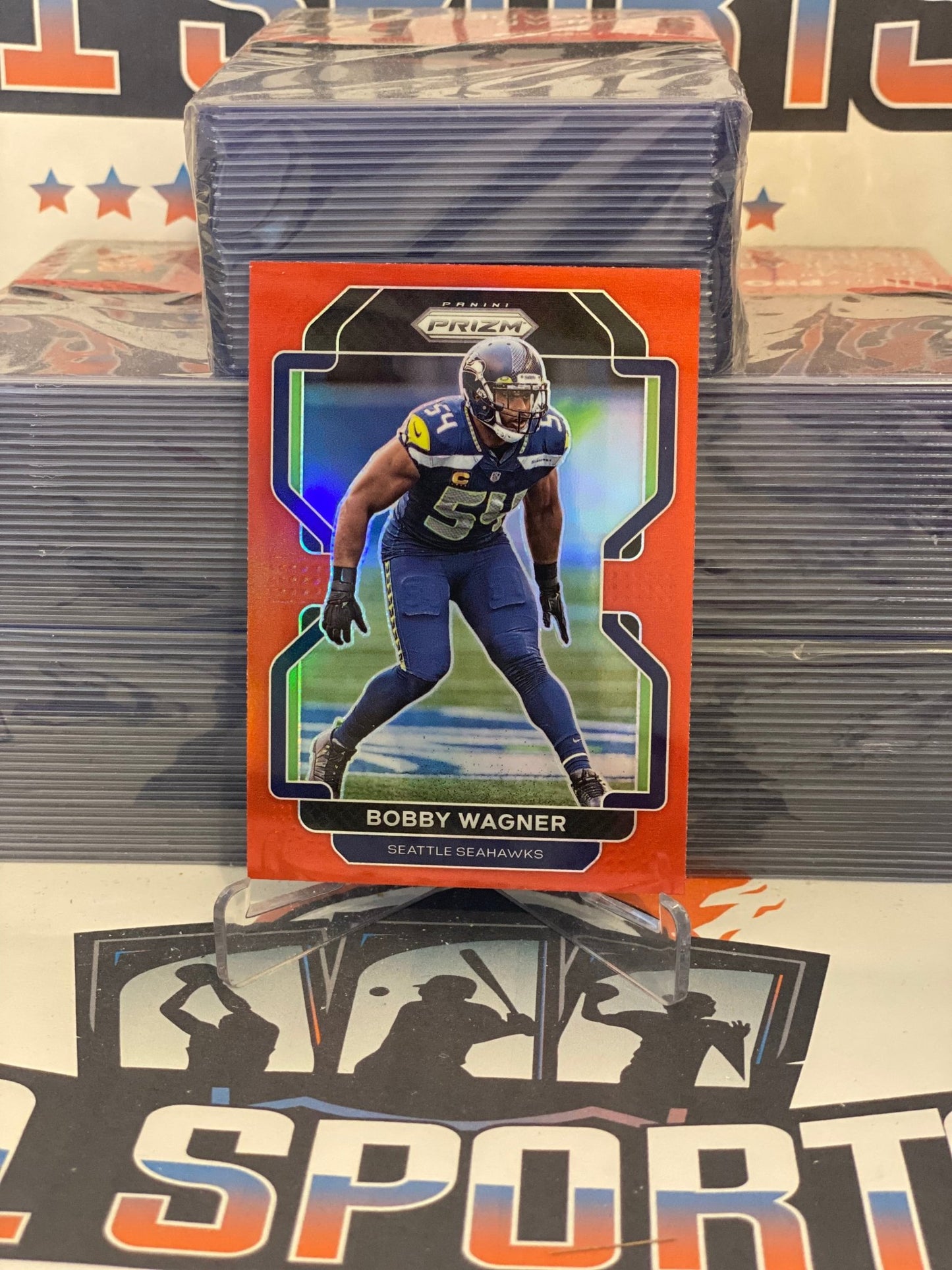 2021 Panini Prizm (Red Prizm) Bobby Wagner #47
