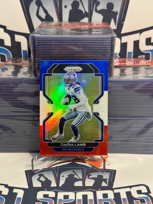 2021 Panini Prizm (Red White Blue Prizm) CeeDee Lamb #239