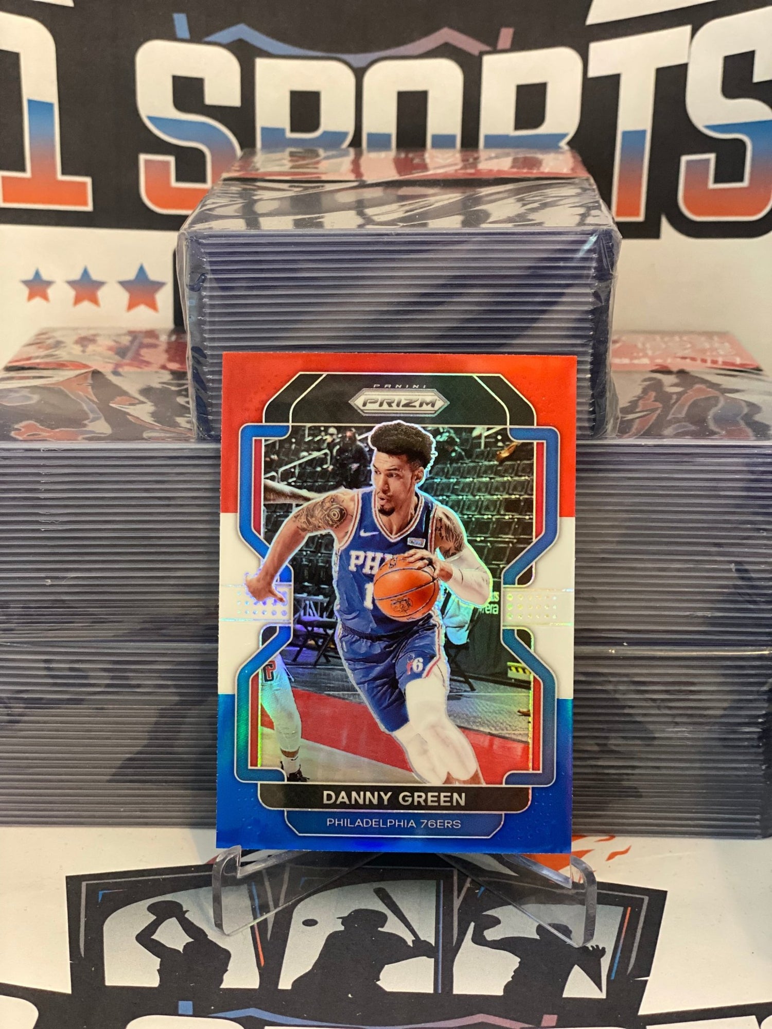 2021 Panini Prizm (Red White Blue Prizm) Danny Green #30