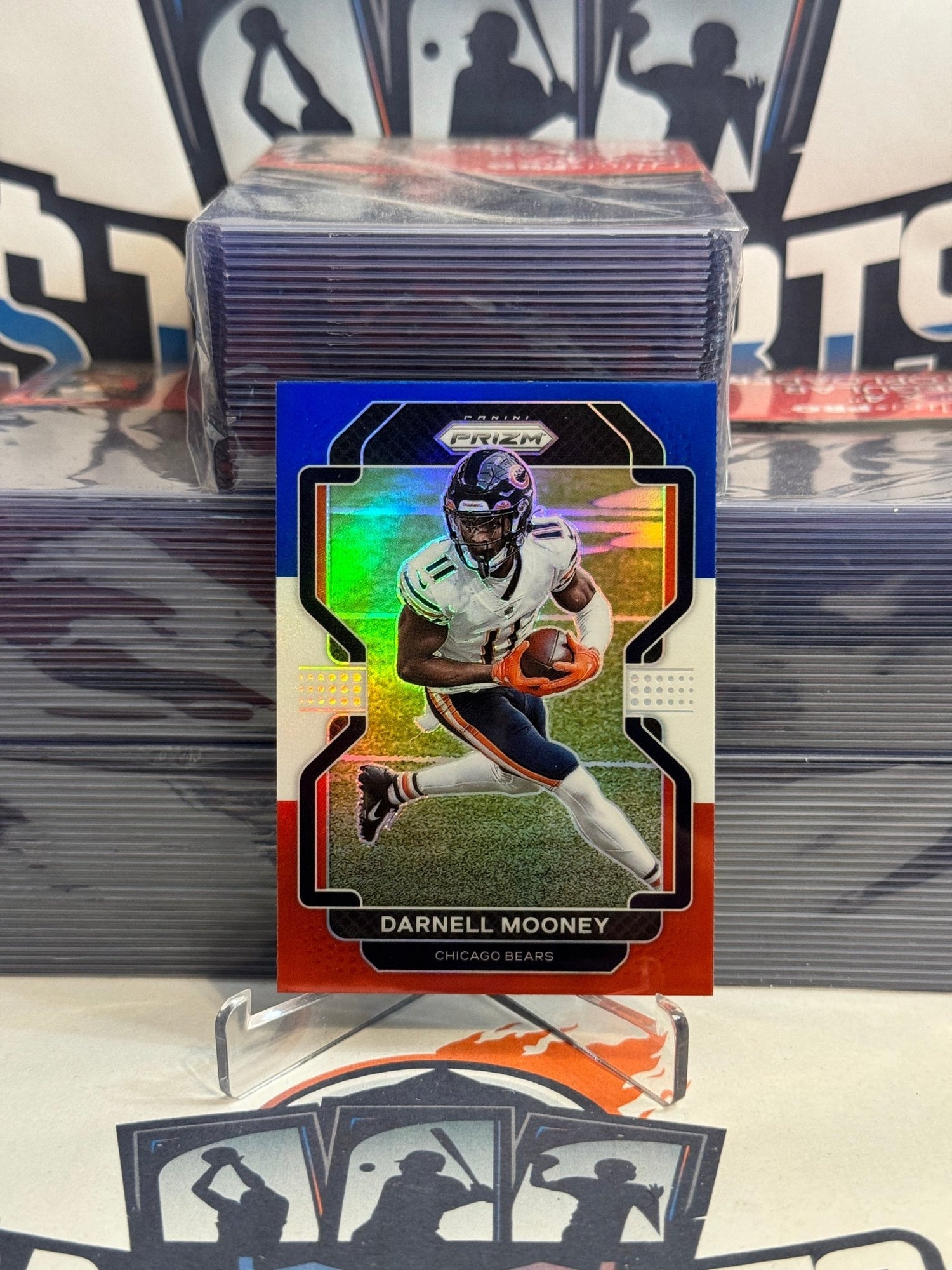 2021 Panini Prizm (Red White Blue Prizm) Darnell Mooney #157