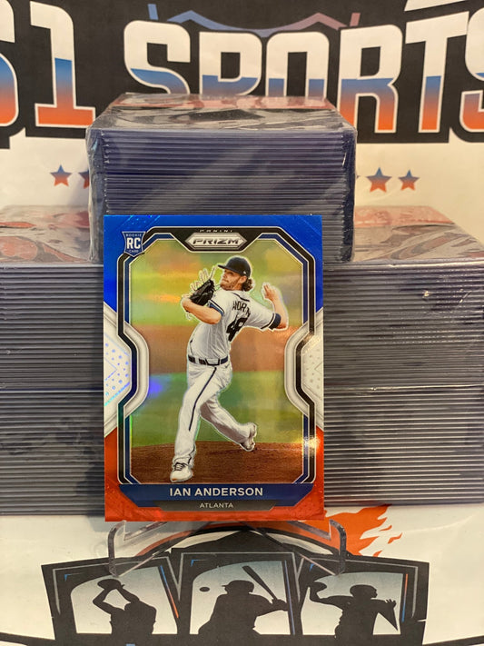 2021 Panini Prizm (Red White Blue Prizm) Ian Anderson Rookie #82