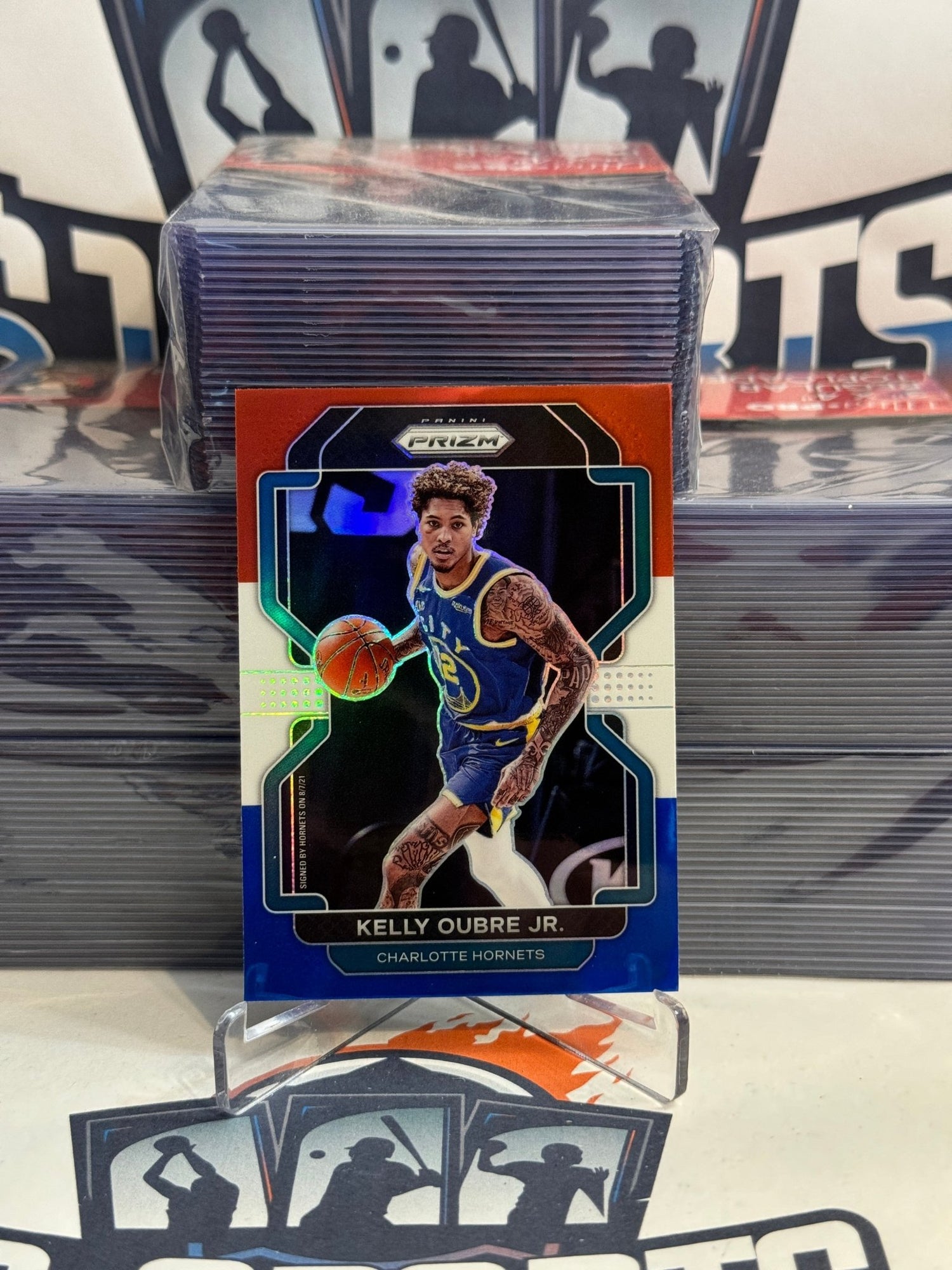 2021 Panini Prizm (Red White Blue Prizm) Kelly Oubre Jr. #103