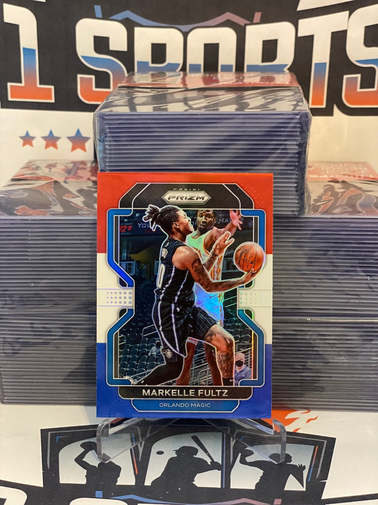 2021 Panini Prizm (Red White Blue Prizm) Markelle Fultz #163