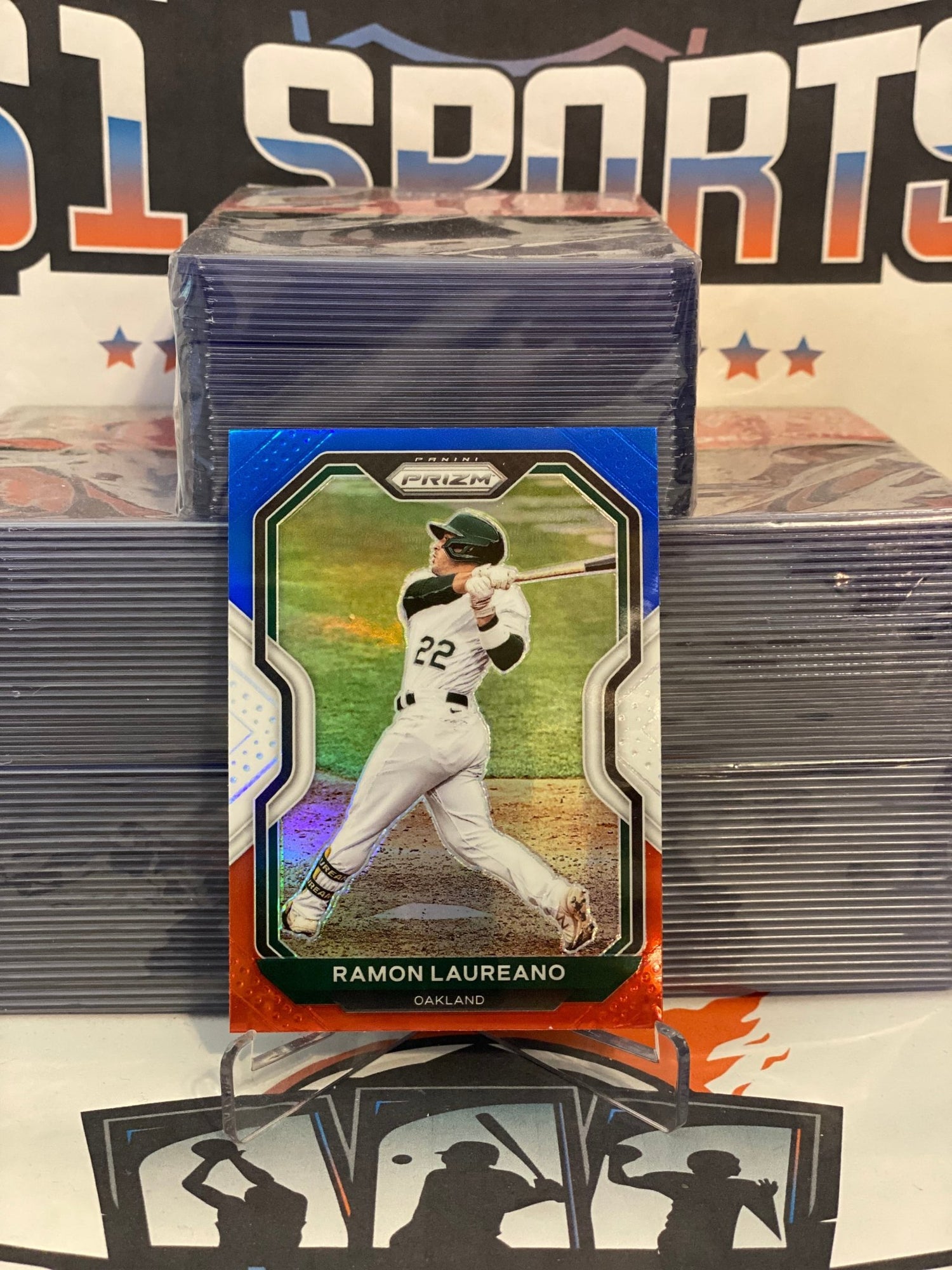 2021 Panini Prizm (Red White Blue Prizm) Ramon Laureano #88