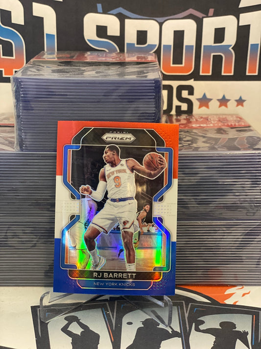 2021 Panini Prizm (Red White Blue Prizm) RJ Barrett #201