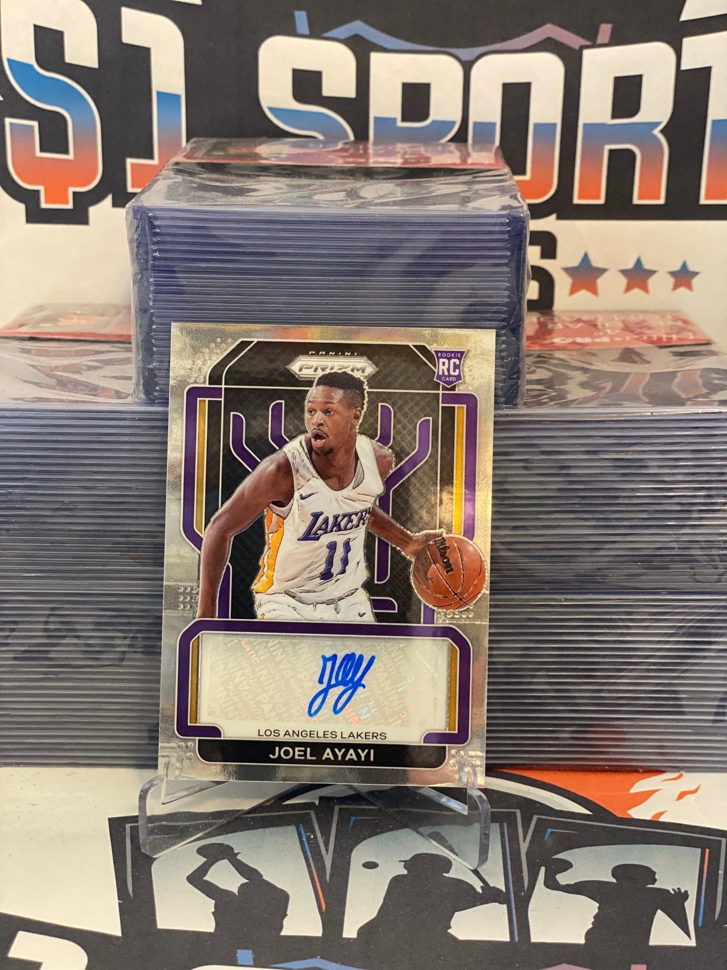 2021 Panini Prizm (Rookie Signatures Auto) Joel Ayayi #RS-JOE