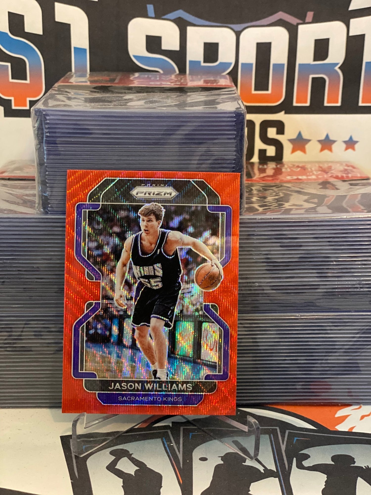 2021 Panini Prizm (Ruby Wave Prizm) Jason Williams #266