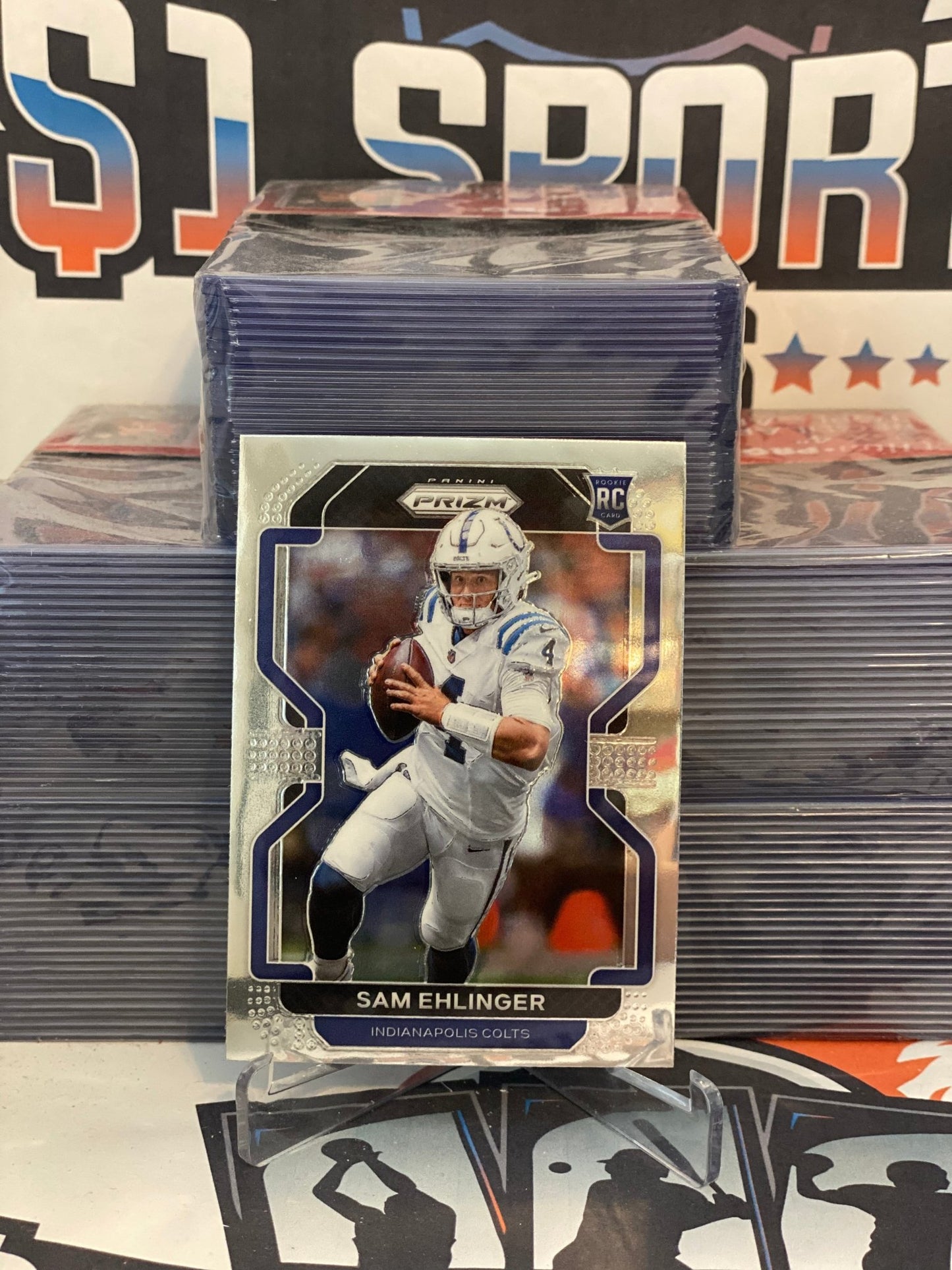 2021 Panini Prizm Sam Ehlinger Rookie #395