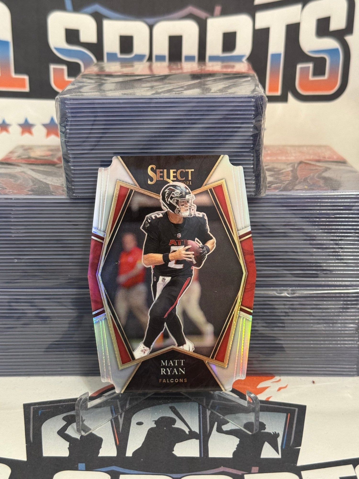2021 Panini Prizm (Silver Die Cut Prizm) Matt Ryan #104