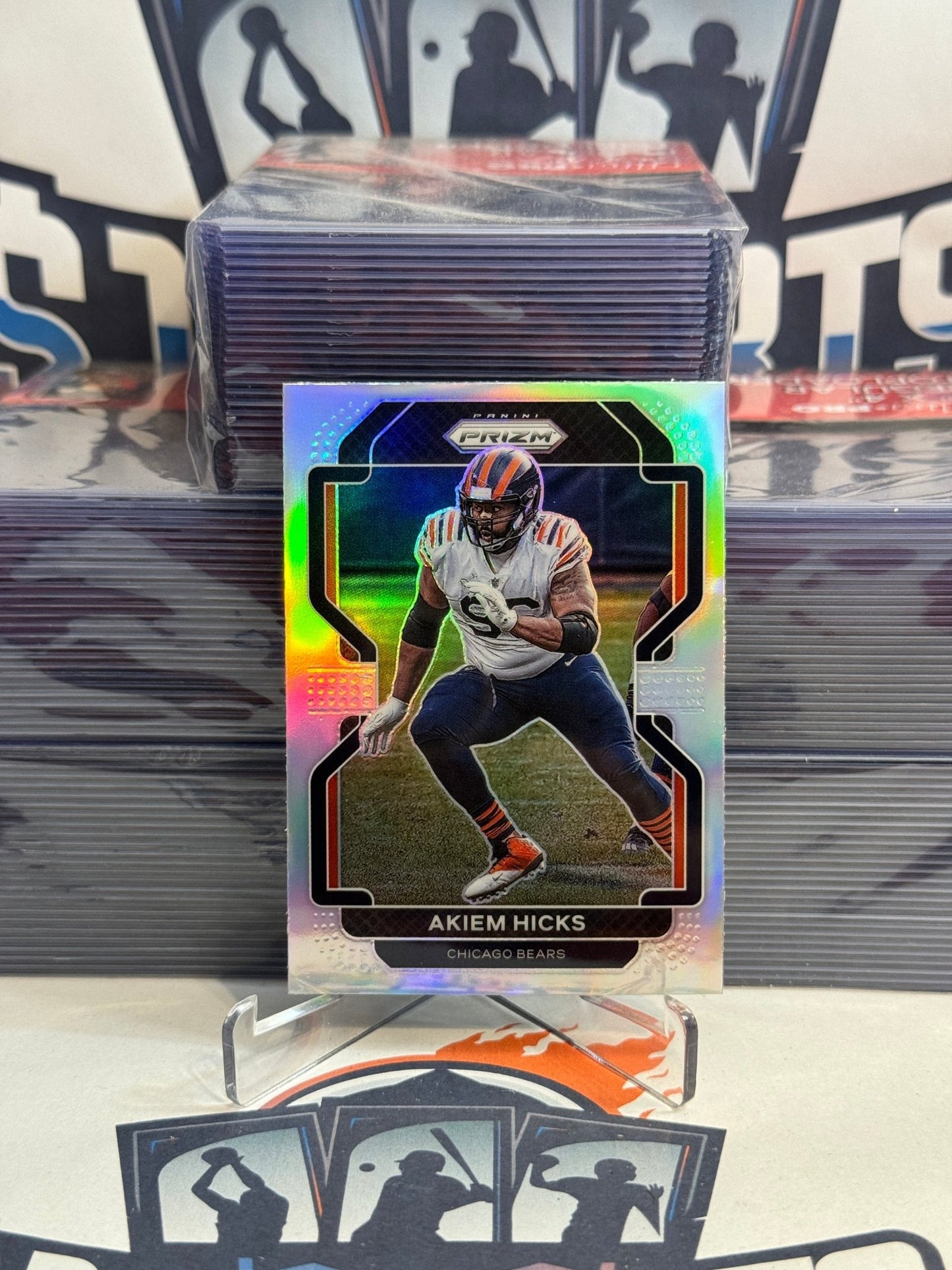 2021 Panini Prizm (Silver Prizm) Akiem Hicks #162