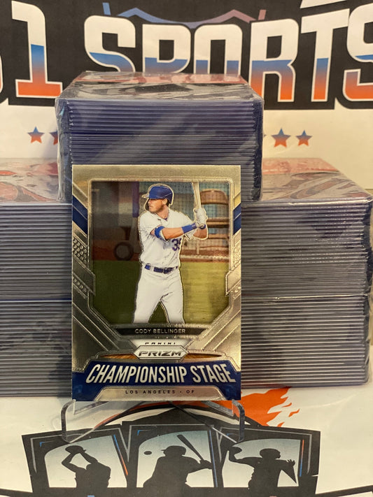 2021 Panini Prizm (Silver Prizm, Championship Stage) Cody Bellinger #CS1