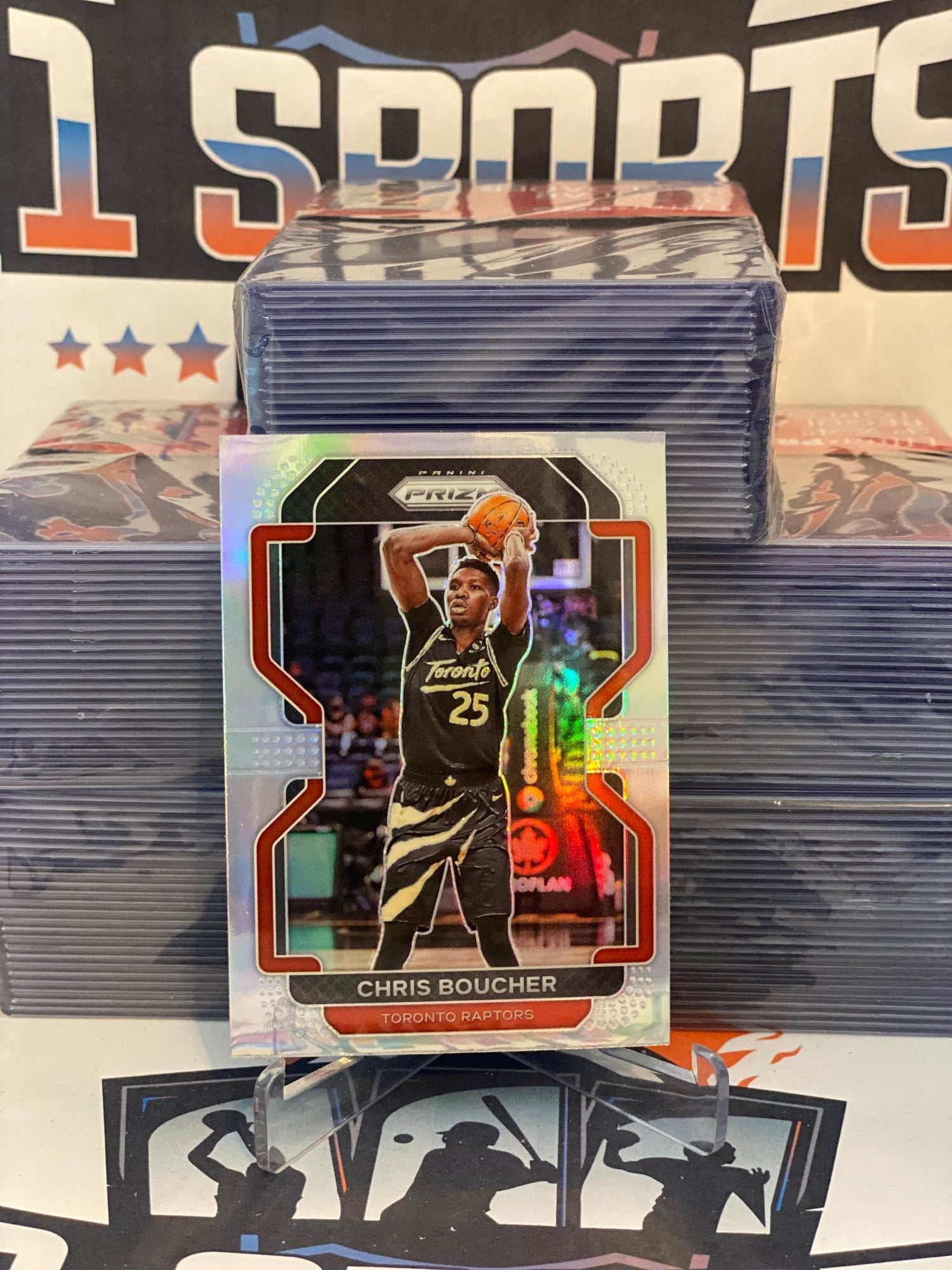 2021 Panini Prizm (Silver Prizm) Chris Boucher #182