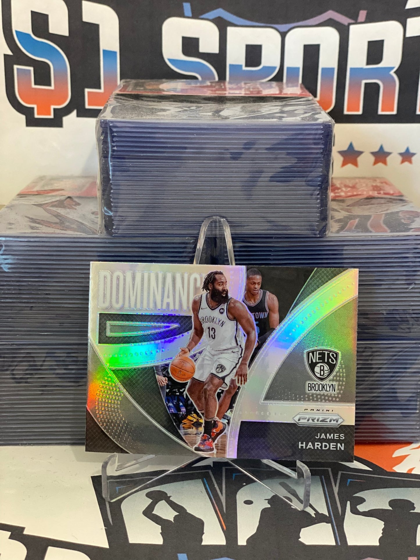 2021 Panini Prizm (Silver Prizm, Dominance) James Harden #2