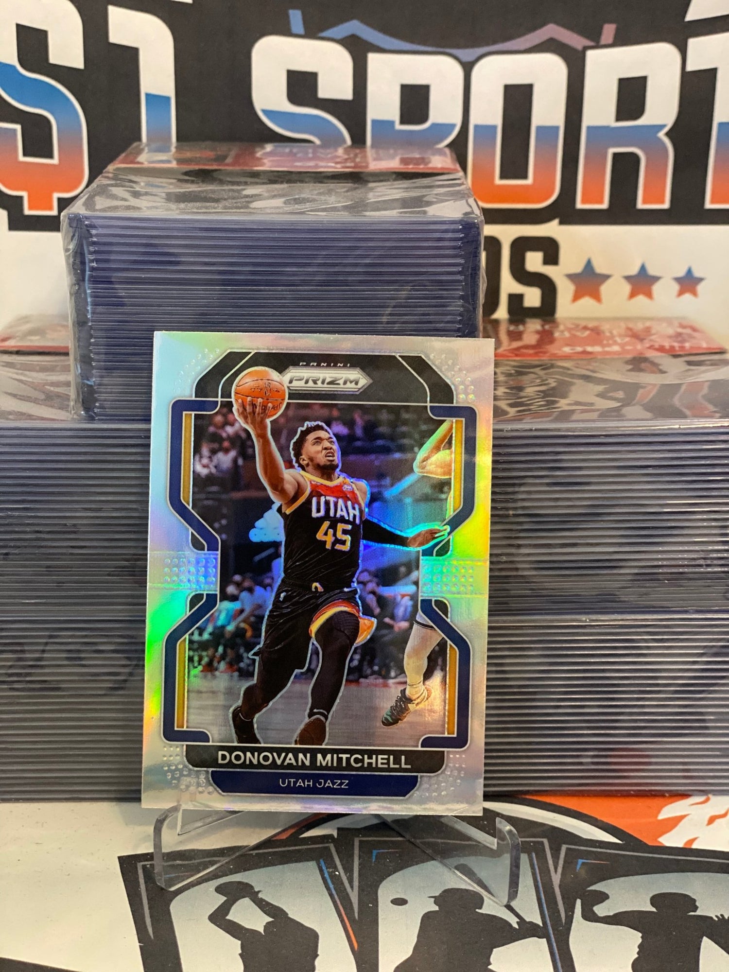 2021 Panini Prizm (Silver Prizm) Donovan Mitchell #72